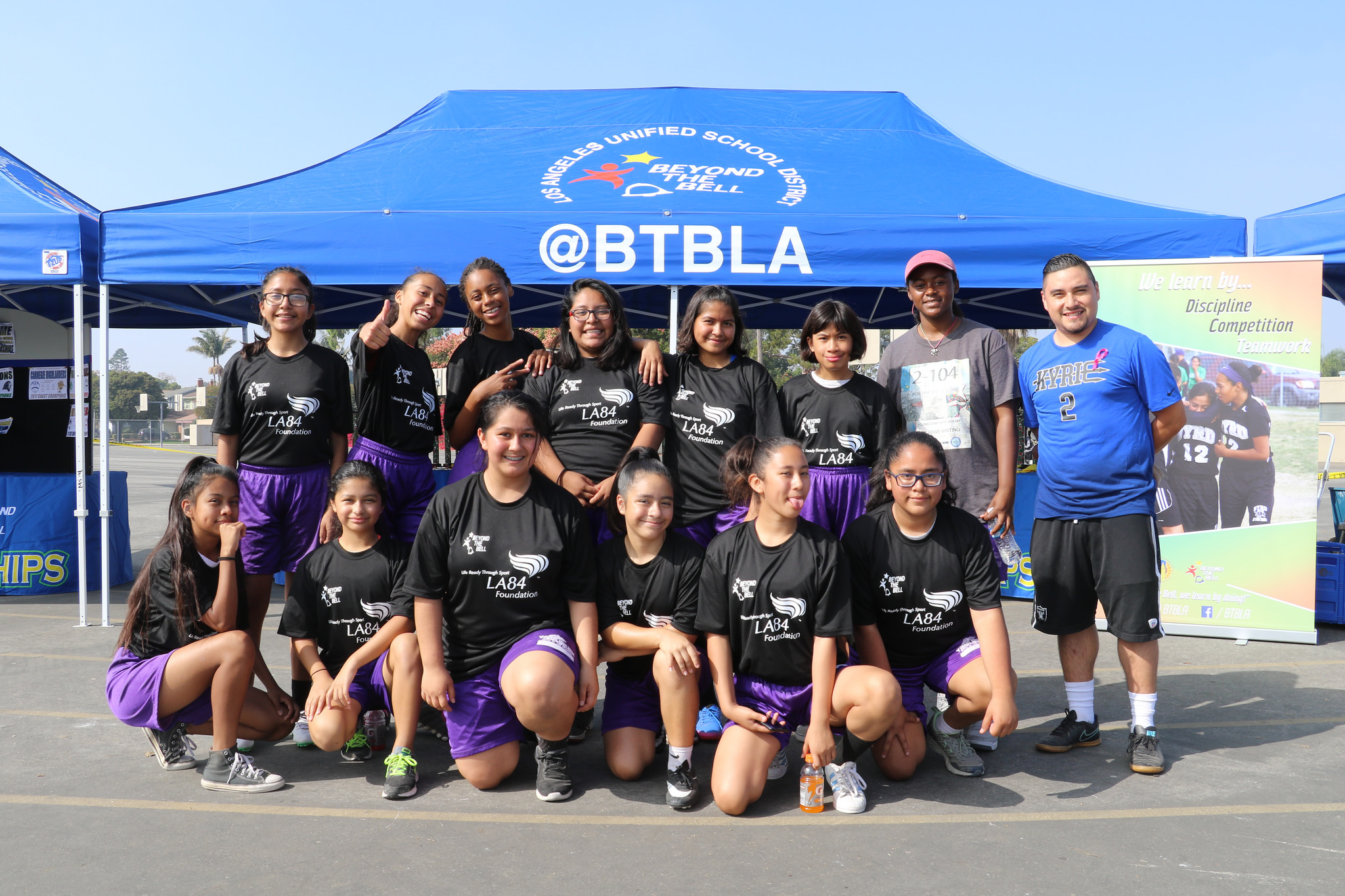 Youth from Beyond the Bell, a longtime LA84 Foundation grantee.