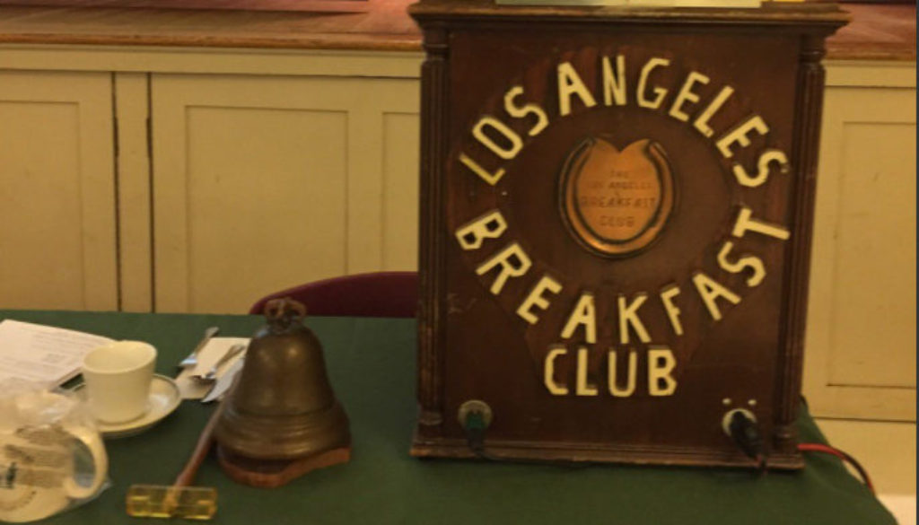 LA84’s Jeremy Rosenberg Speaks at Los Angeles Breakfast Club