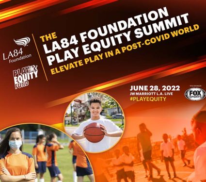 LA84 logo website photo 2022 summit