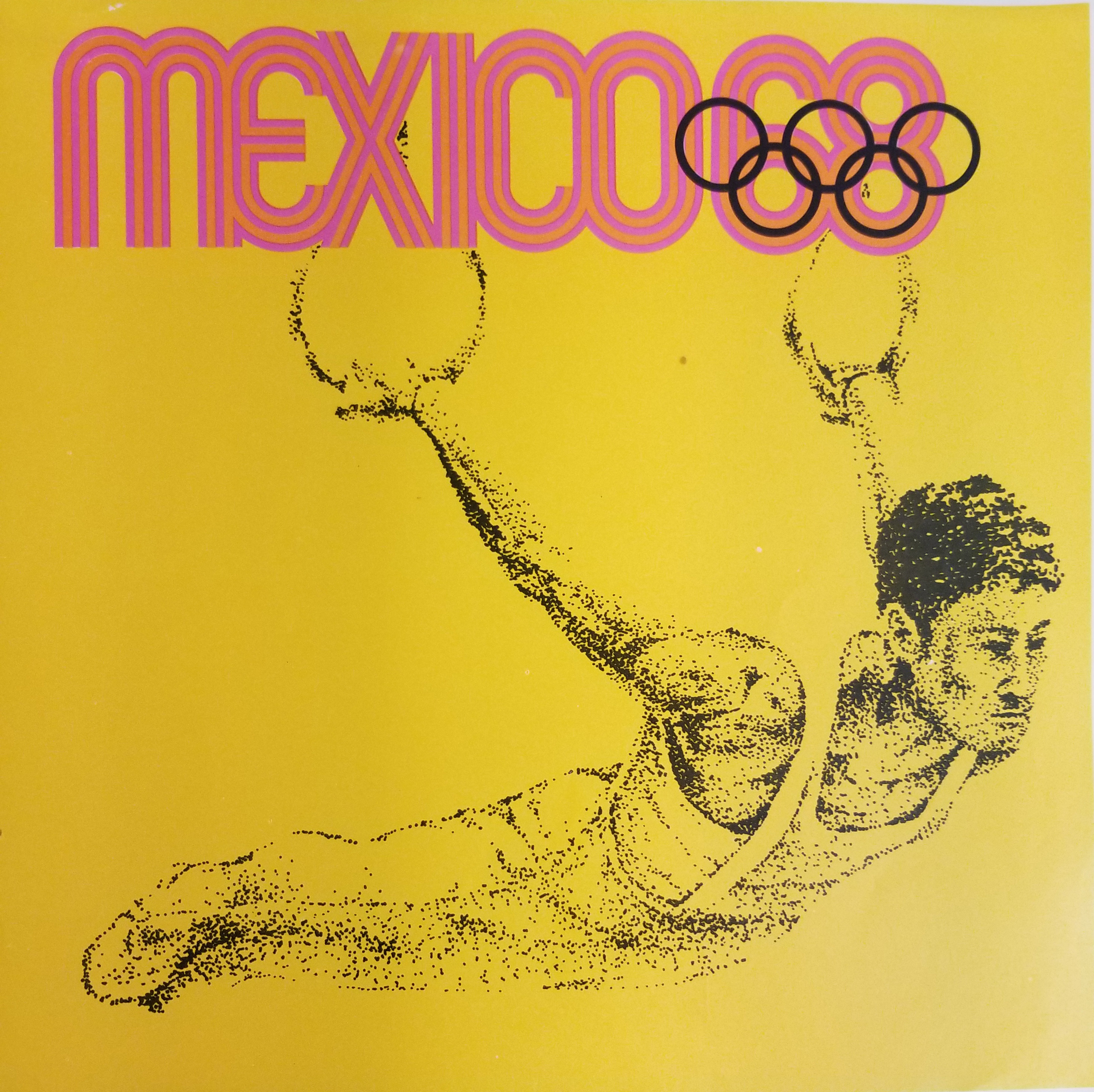 Mexico 68 XIX Olimpiada Sports Poster, Rings picture